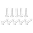 thumbnail image 1 of Unique Bargains M2x12mm Plastic Phillips Bolts PC Pan Head Machine Screws Transparent 50 Pack, 1 of 5