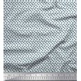 thumbnail image 1 of Soimoi Poly Georgette Fabric Leaves & Floral Small Printed Fabric 1 Yard 42 Inch Wide, 1 of 3