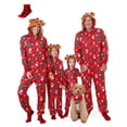 thumbnail image 1 of PatPat Family Christmas Pajamas for Toddler One Piece Pjs with Christmas Socks Gift for Boys Pajamas Girls Pajamas Flame Resistant Kid 3-4 Years, 1 of 12