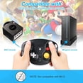thumbnail image 3 of BAMAIA Classic 2.4G Wireless Controller Gamepad with Receiver Adapter, Compatible with for Wii Gamecube NGC GC(Black and Silver), 3 of 6