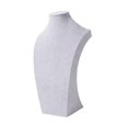 thumbnail image 4 of KLKCMS Necklace Display Stand Display Necklace Mannequin for Business Selling Gray 40cm Height, 4 of 9