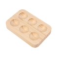 thumbnail image 2 of DOLITY Porte-Oeufs Desserts Gardien d'Oeufs Sushi Plateau de Rangement d'Oeufs Polyvalent Empilable pour 6 Compartiments, 2 of 9