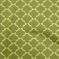thumbnail image 1 of oneOone Georgette Viscose Green Fabric Asian Block Print Fabric For Sewing Printed Craft Fabric By The Yard 42 Inch Wide, 1 of 4