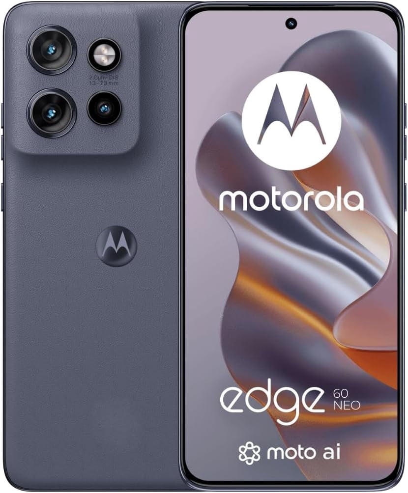 Motorola Edge 60 Neo Dual-SIM 256GB ROM + 8GB RAM Factory Unlocked 5G Smartphone (Pantone Grisaille)