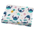 thumbnail image 2 of Disney Lilo and Stitch Denim Hawaïen Ensemble de Draps 3-Pièces pour Lit 1 Place Pour Enfants, 100% Polyester, 2 of 6