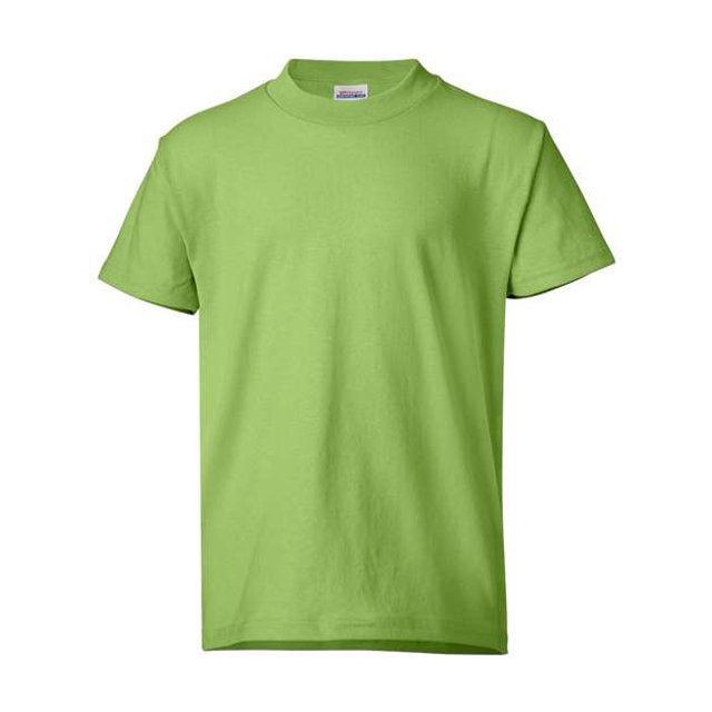Hanes Garçon ComfortBlend EcoSmart Col Ras du Cou, L, Lime