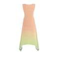 thumbnail image 4 of Ovzne Robes d'Été pour Femmes Robe d'Été Robes pour Femmes Sans Manches Col Rond à Cordon Décontractée à Volants Robe Trapèze Courte Grande Taille Robe Maxi Liquidation, 4 of 7