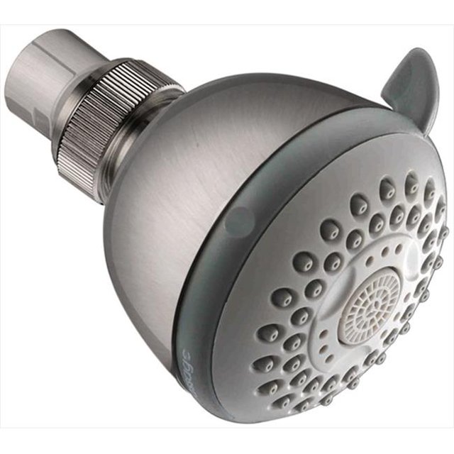 Pommeau de Douche Multifonction en Nickel Brossé