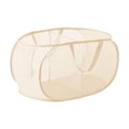 thumbnail image 2 of Birdeem Panier à Linge Pliable avec 2 Compartiments, Panier en Maille Pliable pour Rangement, Grande Capacité 75 L/120 Gal, 2 of 7