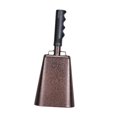 thumbnail image 3 of Cow Bell Hand Percussion Noise Makers Cowbell Loud Call Bell Concert Celebration brown, 3 of 8