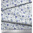 thumbnail image 2 of Soimoi Tissu en Poly Georgette Imprimé Feuilles et Roses par Yard 52 Pouces de Large, 2 of 3
