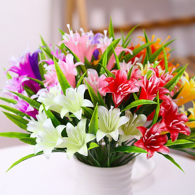Immortal Faux Fleur Décoratif Anti-fade Table Centres de Table Simulation Fleur Fête Décor