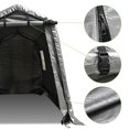 thumbnail image 3 of 6x8 Ft Abri de Rangement Portable Garage Abri de Voiture Extérieur Moto, 3 of 9