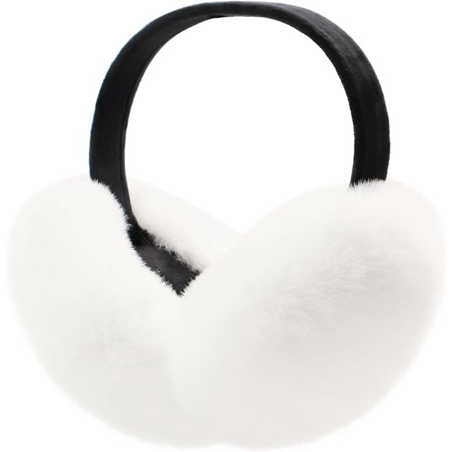 LinYooLi Cache-Oreilles d'Hiver en Fausse Fourrure Chauds Mignons Pliables pour Femmes Filles