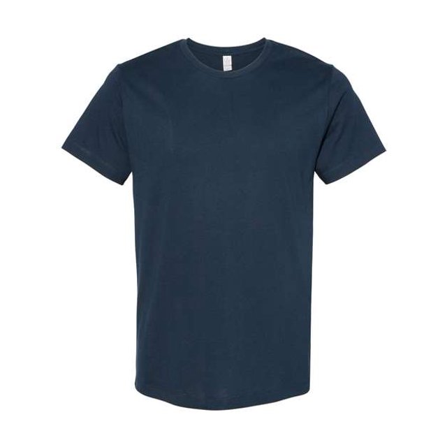 T-Shirt en Jersey de Coton, 2TG, Bleu Marine Minuit