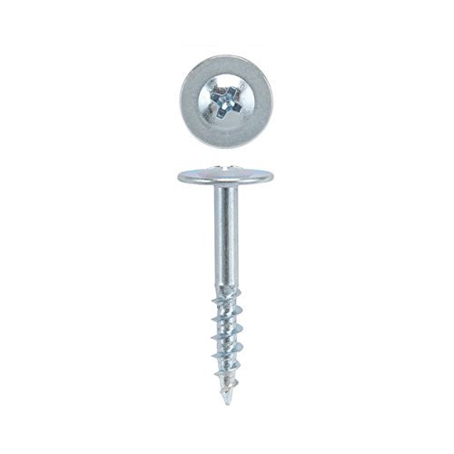 8 x 1-1/8 HighPoint Drawer Front Adjust Screws, Phillips Drive, Zinc, 100pc