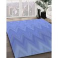 thumbnail image 3 of Ahgly Tapis Rectangulaire Lavable en Machine Intérieur Transitionnel Bleu Ciel, 5 Pieds x 7 Pieds, 3 of 7