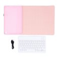 thumbnail image 2 of Étui Clavier Rétroéclairé pour Tablette Tab M10 Plus 10,6 Pouces 3e Gén 2022, Étui Folio en Cuir PU avec Support, Étui avec Rétroéclairage RVB, Clavier Détachable Sans Fil pour M10 Plus 3e, 2 of 7