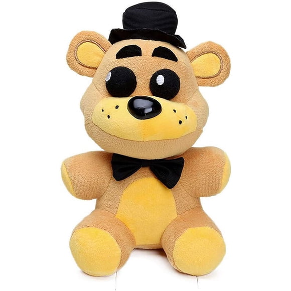 Hongchun Golden Freddy Black Hat | Shadow Nightmare Phantom Withered Freddy | Freddy Plush Toy (about 18 cm)