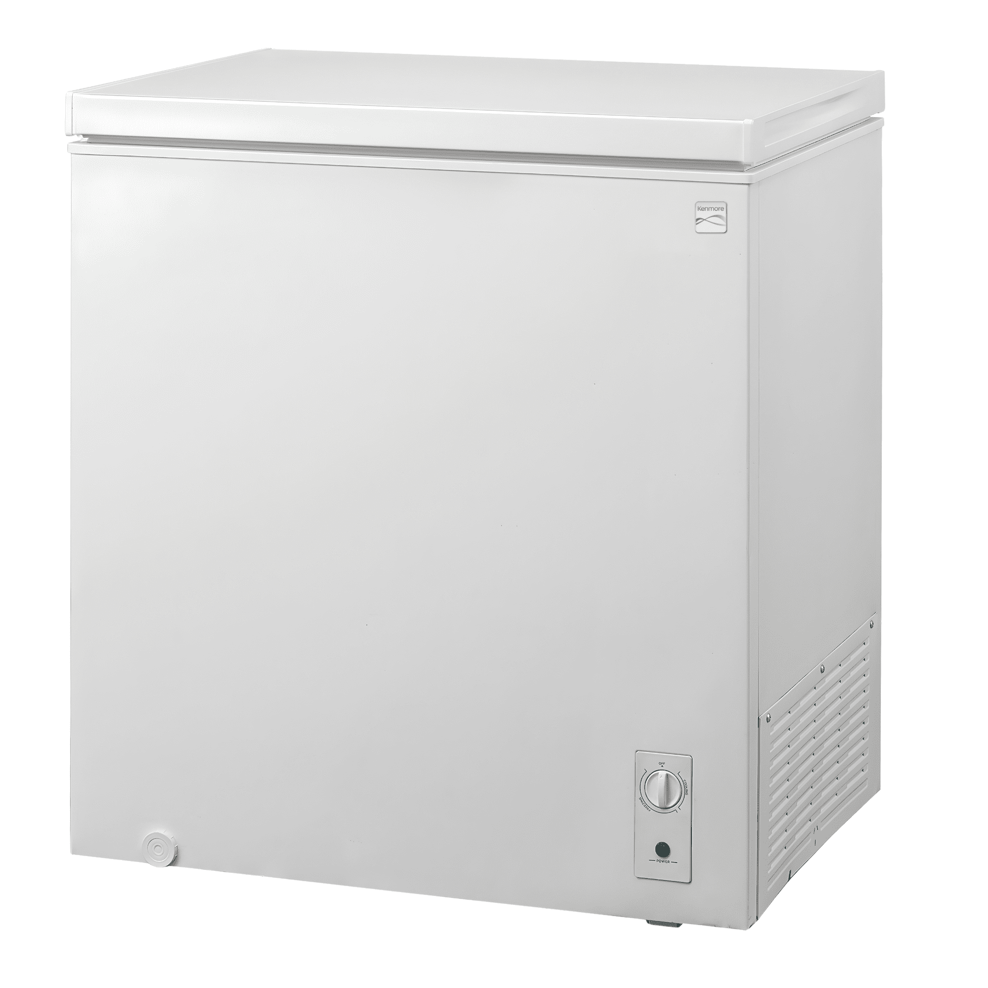 Kenmore 7 Cu.ft Chest Freezer with Convertible Fridge Function Garage Ready Adjustable Thermostat, White