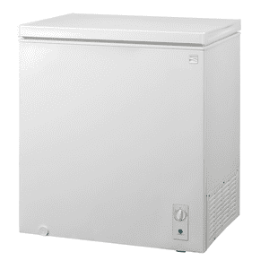 Kenmore 7 Congelateur de poitrine Cu.ft avec fonction de réfrigérateur convertible Garage prêt Thermostat réglable, blanc