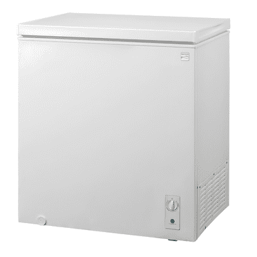 Kenmore 7 Cu.ft Chest Freezer with Convertible Fridge Function Garage Ready Adjustable Thermostat, White