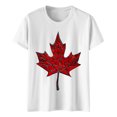 thumbnail image 5 of Pisexur Hauts pour Femmes, Hauts de Sortie pour Femmes & T-Shirt à Manches Courtes Col Rond Imprimé, Haut Ample, Hauts de Printemps pour Femmes Kaki, m, 5 of 5