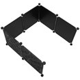 thumbnail image 1 of MasteelfCA 1 set of Cat Litter Box Enclosure Splash Guards Cat Litter Pans Privacy Protectors, 1 of 9