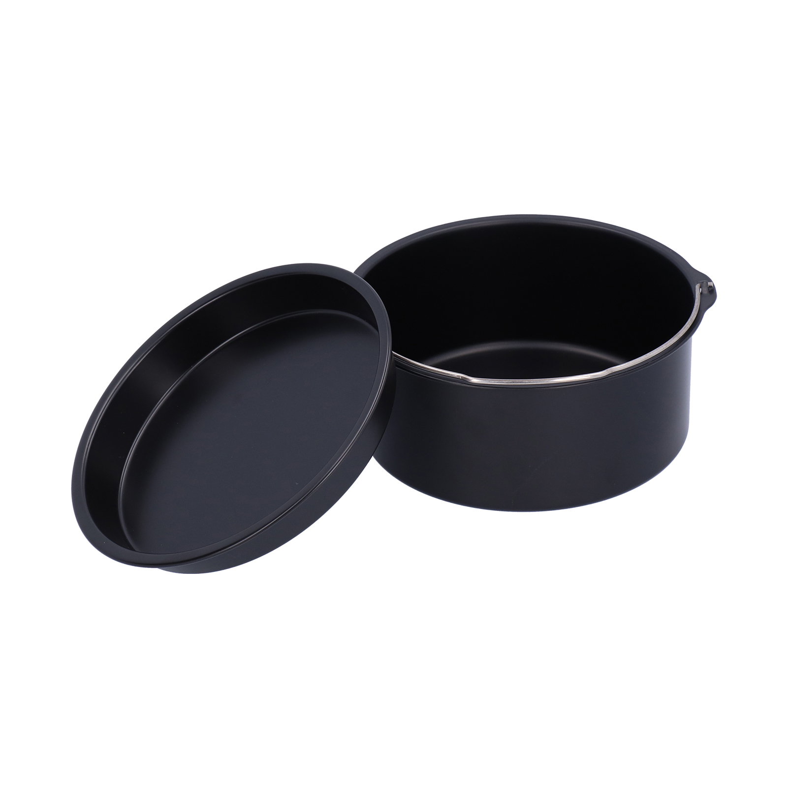 Fryer Accessories Cake Barrel Pizza Pan Household Baking Tray Kitchen Tool Nonstick Set Includes Round Cans Deep for Gourmia, Home Resturant