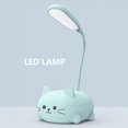 thumbnail image 2 of Cartoon Cute Cat Pig Bear Shape Rechargeable Desktop Lamp Reading Night Light, 2 of 10