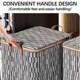 thumbnail image 3 of Meitianfacai Closet Organizer, Clothes Storage Bag Wardrobe Sorting Storage Box Portable Storage Bag Winter Cup Storage Box, for Blanket Comforter Bedding, Closet Storage Boxes, 3 of 4