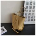 thumbnail image 1 of LinYooLi Female Large Capacity Tote Bag Soft Leather Shopping Bag Luxury Classic Design Handbags Ladys Simple Trendy Shoulder Bag, 1 of 6