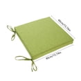 thumbnail image 3 of Coussin de Chaise de Jardin Extérieur Vert, Coussin d'Assise Confortable Résistant à l'Eau, Forme Carrée pour Mobilier de Patio, Bureau, Soutien Lombaire, Couleur Verte, Matériau Nylon Spandex, Taille Unique, 3 of 6