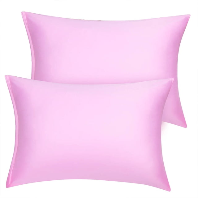 Unique Bargains Satin Pillowcase Zippered Silky Sateen