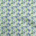 thumbnail image 1 of oneOone Cotton Poplin Green Fabric Abstract Floral Dress Material Fabric Print Fabric By The Yard 56 Inch Wide, 1 of 4