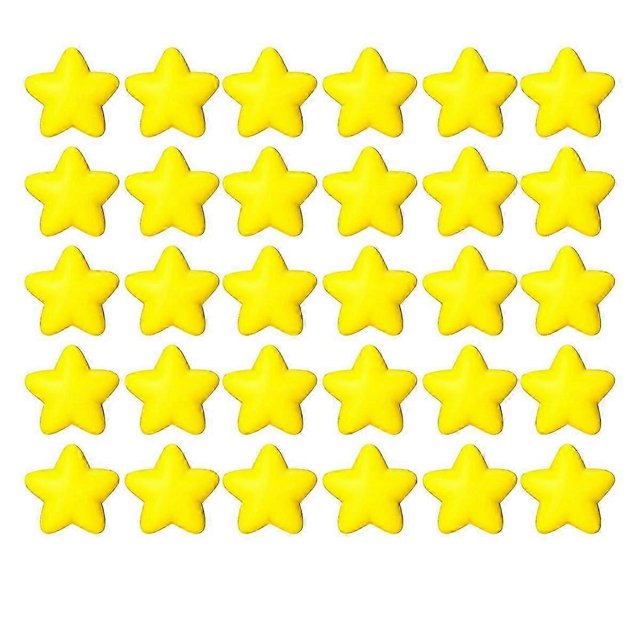 30 Pcs Balles Anti-Stress Étoile en Vrac Balles de Soulagement du Stress Mini Balle Anti-Stress en Mousse pour Récompense de Carnaval Scolaire, St
