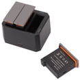 thumbnail image 3 of Batterie + Triple Chargeur, Coffre-Fort Batterie Chargeur Kit DC 5V 2-4A Entrée pour OSMO Action Camera, 3 of 8
