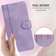 thumbnail image 4 of Wallet Phone Case for Google Pixel 8A 360° Protective Flip Cover with Card Slots Kickstand Purple, 4 of 6