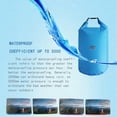 thumbnail image 3 of 1 Pce Sac Étanche Flottant 5 L/10 L/20 L/40 L/70 L, Sac à Dessus Roulé Garde l'Équipement au Sec pour le Kayak, le Rafting, la Navigation de Plaisance, la Natation, le Camping, la Randonnée, la Plage, la Pêche, 3 of 10