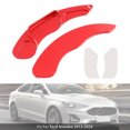 thumbnail image 3 of Volant de Levier de Vitesse pour Ford Mondeo Edge Taurus 13-20 Aluminium Rouge, 3 of 13