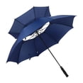 thumbnail image 4 of S SERENABLE Golf Umbrella Double Canopy Vented Umbrella Large Waterproof Sturdy Auto Open Navy, 4 of 9