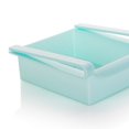 thumbnail image 2 of 3Pcs Retractable Drawer Type Refrigerator Storage Box Food Fresh Keeping Classified Organizer Container Basket Fridge Shelf Holder Plastic Storage Bins Blue, 2 of 5