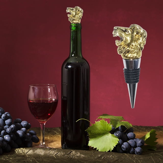 Dvkptbk Bouchon de Bouteille de Vin Bouteille en Verre Liège Liège Tête de Lion Protecteur de Vin Acier Inoxydable Boisson Liège Bouteille de Champagne Outils en Liège en Liquidation