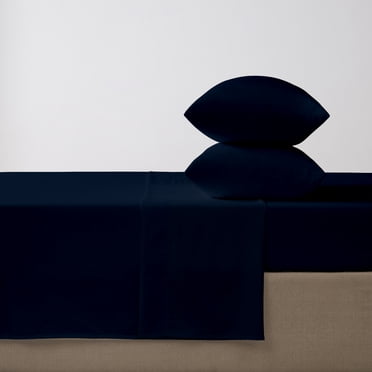 Hometrends 300 TC Brushed Percale Fitted Sheet