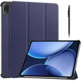 thumbnail image 1 of Case for Oppo Pad 4 Pro / OnePlus Pad 2 Pro / OnePlus Pad 3 13.2 inch 2025, Tri fold Slim Hard Shell Smart Protective Cover with Multi-Angle Stand, Auto Sleep/Wake, Stylus Pen, 1 of 7