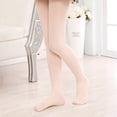 thumbnail image 2 of XZNGL Enfants Bébés Filles Chaussettes de Danse Fines pour Enfants Couleur Unie Mignonnes Performance Ballet Collants pour Filles, 2 of 3