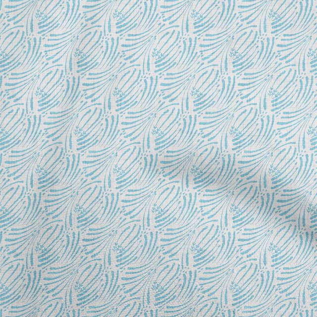 oneOone Polyester Spandex Baby Blue Fabric Abstract Sewing Craft Projects Fabric Prints By Yard 56 Inch Wide