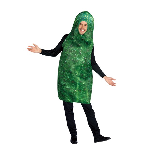 Halloween Pickle Costume for Unisex Adults, One Size Fits Most, Partyholic