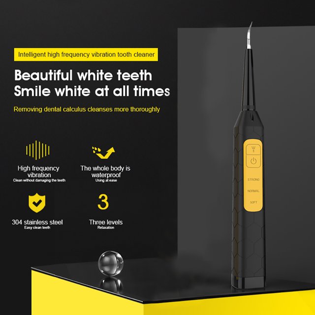 Electric Dental Calculus Remover,Electric Dental Calculus Remover Dental Calculus Remover Modes Cordless Teeth Cleaner Streamlined Design