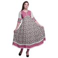thumbnail image 1 of Bimba Kurta Anarkali Longue à Imprimé pour Fête, Évasée, Coupe A, Kurtis pour Femmes, 1 of 5